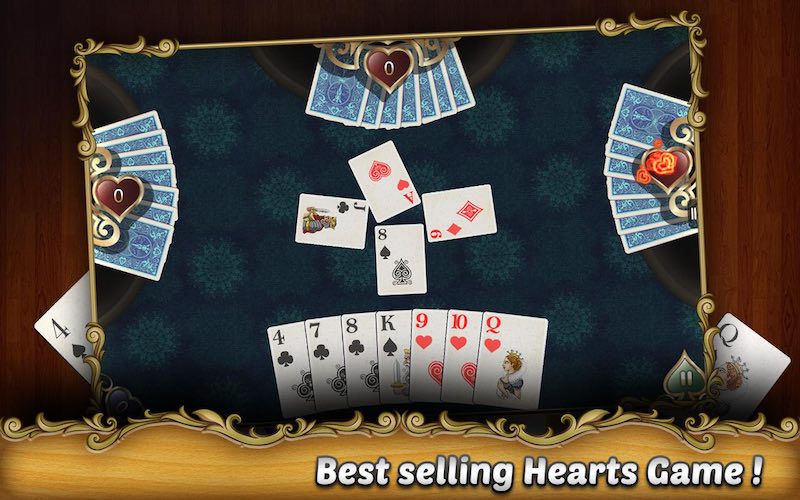 hearts card games free on line